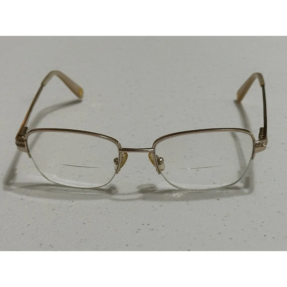 NINE WEST NW 1049‎ 717 AUTHENTIC EYEGLASSES Rose Gold Color 51 18 135
